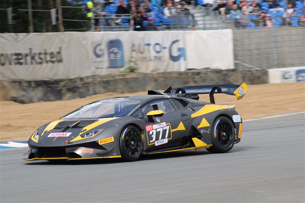 Der var næppe mange der tvivlede på Lamborghini fabrikskøreren Dennis Linds evner inden weekenden. Og han levede bestemt op til favoritværdigheden, i sin gæsteoptræden.
(Foto: JJ Media)